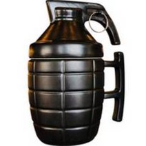 에고이즘 수류탄 컵 400ml, 1개