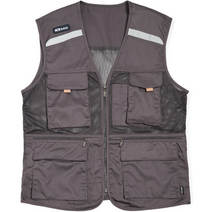 케이투세이프티 조끼 Grey 21VE-612R, 그레이, 1개