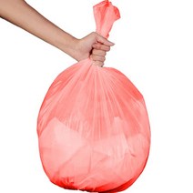 스완 주방 쓰레기봉투 90 x 110 cm 레드, 100L, 50개