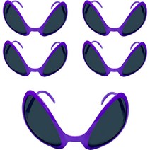 리빙다 외계인 안경, 퍼플, 5개
