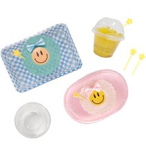 소풍 일회용 핑크 도시락 랜덤발송 + 블루 도시락 + 디저트용기 260ml x 2p + 별 데코픽 5p 세트, 1세트, 핑크 도시락 + 블루 도시락 + 디저트용기 260ml x 2p + 별 데코픽 5p