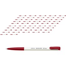 동아 스피디볼 유성펜 0.7mm, Red, 2세트