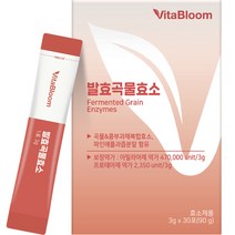 비타블룸 발효곡물효소 30p, 30포, 30g, 1박스