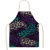 데이소이 차밍 호피 미술용 앞치마, N04