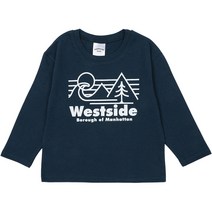 레인보우키즈 아동용 웨스트 사이드 긴팔 티셔츠
