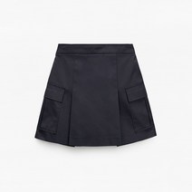 미쏘 코튼 카고 미니 스커트