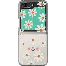 모란카노 크리스탈 스마일 하트 디자인 투명 휴대폰 케이스