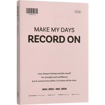 아이코닉 2024 레코드온 다이어리 플랜위클리 A5 플래너 스케줄러, 04 PINK