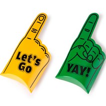 인디케이 반달상자 렛츠고 핑거 + 예이핑거 세트, 혼합색상, 18세트