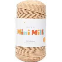 yarna 미니밀리 뜨개실 250g 1볼, 704 소프트카멜, 1개