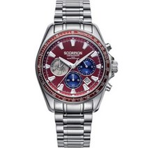 스콜피온 남성용 크로노그래프 메탈시계 SP3313M-RD 44mm