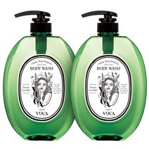 뷰카 클래식 딥 퍼퓸 바디워시 프렌치라벤더향, 2개, 1050ml