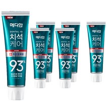 메디안 치석 잇몸 치약, 120g, 6개
