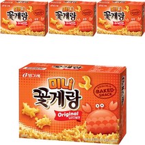꽃게랑 미니 오리지널, 40g, 4개