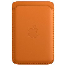 Apple 정품 아이폰 맥세이프 가죽 카드지갑, 골든브라운, 1개