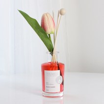 유멜 리드 플라워 디퓨저 180ml, 블랙체리, 1개
