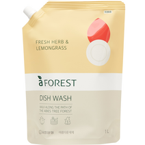 에이포레 유한양행 후레쉬허브 주방세제, 1000ml, 1개
