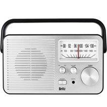 [할머니라디오] 브리츠 레트로 아날로그 휴대용 FM / AM 라디오, BZ-R931