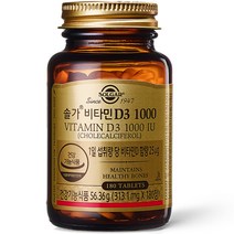 [솔가칼슘600] 솔가 비타민D3 1000IU, 180정, 1개