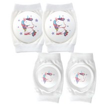 베이슈 무릎&팔꿈치 보호대 세트, 꿈꾸는유니콘, 1세트