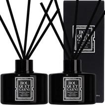 부케가르니 딥 블랙 디퓨저 200ml x 2p, 소프트코튼