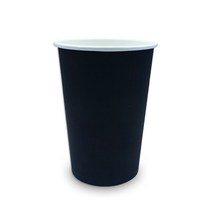 투고팩 디자인 종이컵 블랙 390ml(13온스), 50개입, 1박스