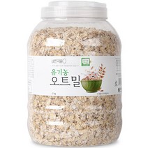 [두보식품잡곡] 바른곡물 유기농 오트밀, 2kg, 1개