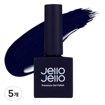 젤로젤로 프리미엄 젤 폴리쉬 10ml, JC-32 미드나잇, 5개
