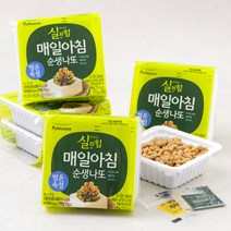 풀무원 실의 힘 매일아침 순생나또, 49.5g, 8개입