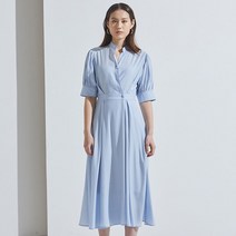 ALANITHEGREY 플레어 랩 원피스