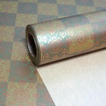 모든리본 비담 향기나는 종이포장지 10m, 금색(GRA-1-1), 1개