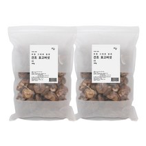 온담 자연 그대로 담은 건조 표고 버섯 원형, 300g, 2개