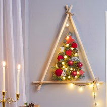 크리스마스 트라이 벽 트리 세트, 딥레드