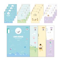 펜피아 1000 초등 로얄노트 12칸노트 공용, 랜덤 발송, 20개