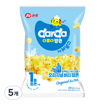 오리지널 버터 팝콘, 5개, 200g