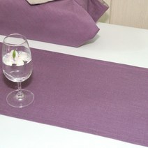 나산데코 웰빙린넨 러너 러그, R12 탁한 라일락 dusty lilac, 150 x 28cm