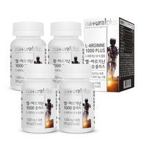 내츄럴플러스 L아르기닌 1000 플러스 60g, 60정, 4개