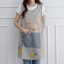 한스빌 래빗 앞치마, 그레이, 1개