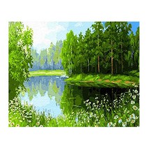 원더아트 DIY 그림 그리기 세트, E24 고요한호수, 1개