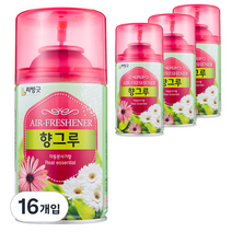 리빙굿 향그루 자동분사기, 280ml, 16개, 복숭아향