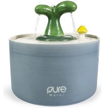 냥이즈멍 세라믹 펫 정수기 2L, 민트