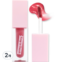 키핀터치 젤리 립 플럼퍼 틴트 3.5g, 파라다이스핑크, 2개