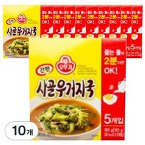 오뚜기 간편 사골 우거지국, 50g, 10개
