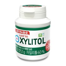 롯데 자일리톨 용기 오리지날 52g, 3개