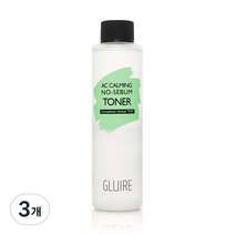 글루어 에이씨카밍 약산성 노세범토너, 150ml, 3개