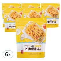 곰곰 후라이드 오징어채 튀김, 80g, 6봉