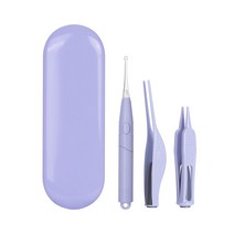 비타할로 LED 이어클리너 퍼플 3종 세트, 1세트