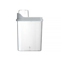 파스텔펫 크리스탈 밀폐 반려동물 사료보관통, 그레이, 2.5L