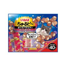 이나바 고양이 츄르비 10g, 참치 버라이어티 (QSC-284), 400g, 1세트