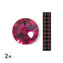 와사비네코 미미츠보 쥬얼리 귀지압패치 M 3.0mm 20p, 루비, 2개